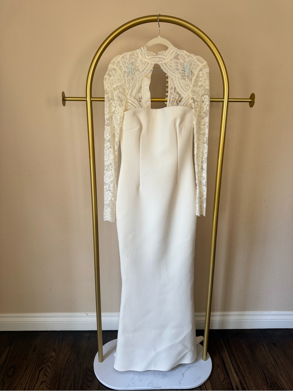 Meshki Aurelie Long Sleeve Lace Bridal Dress
